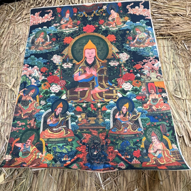 高端精品宗客巴大师绘画类唐卡AA61