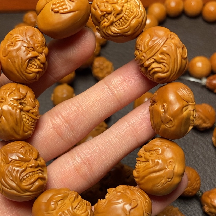 【闪购商品】橄榄核吊坠彩****豆橄榄核