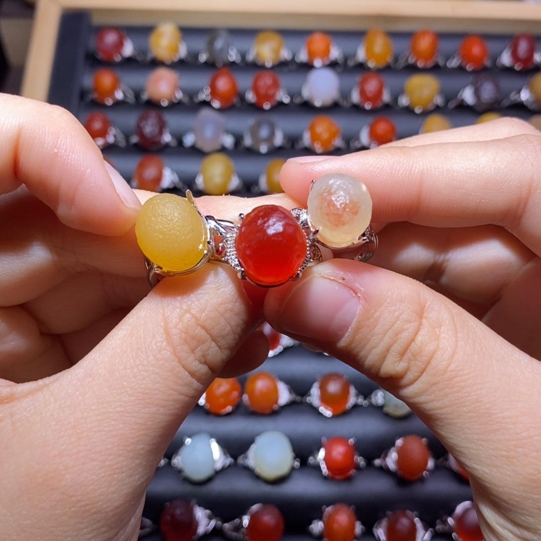 *****玛瑙/玉髓合金戒指