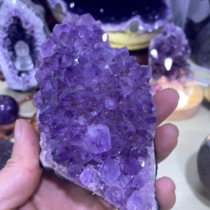 钛晶花未镶嵌紫晶