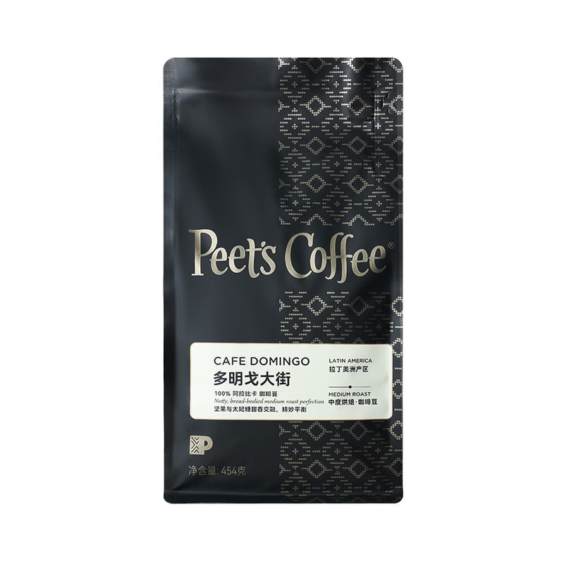 皮爷咖啡 Peet'sCoffee 多明戈大街咖啡豆 454g咖啡同城送