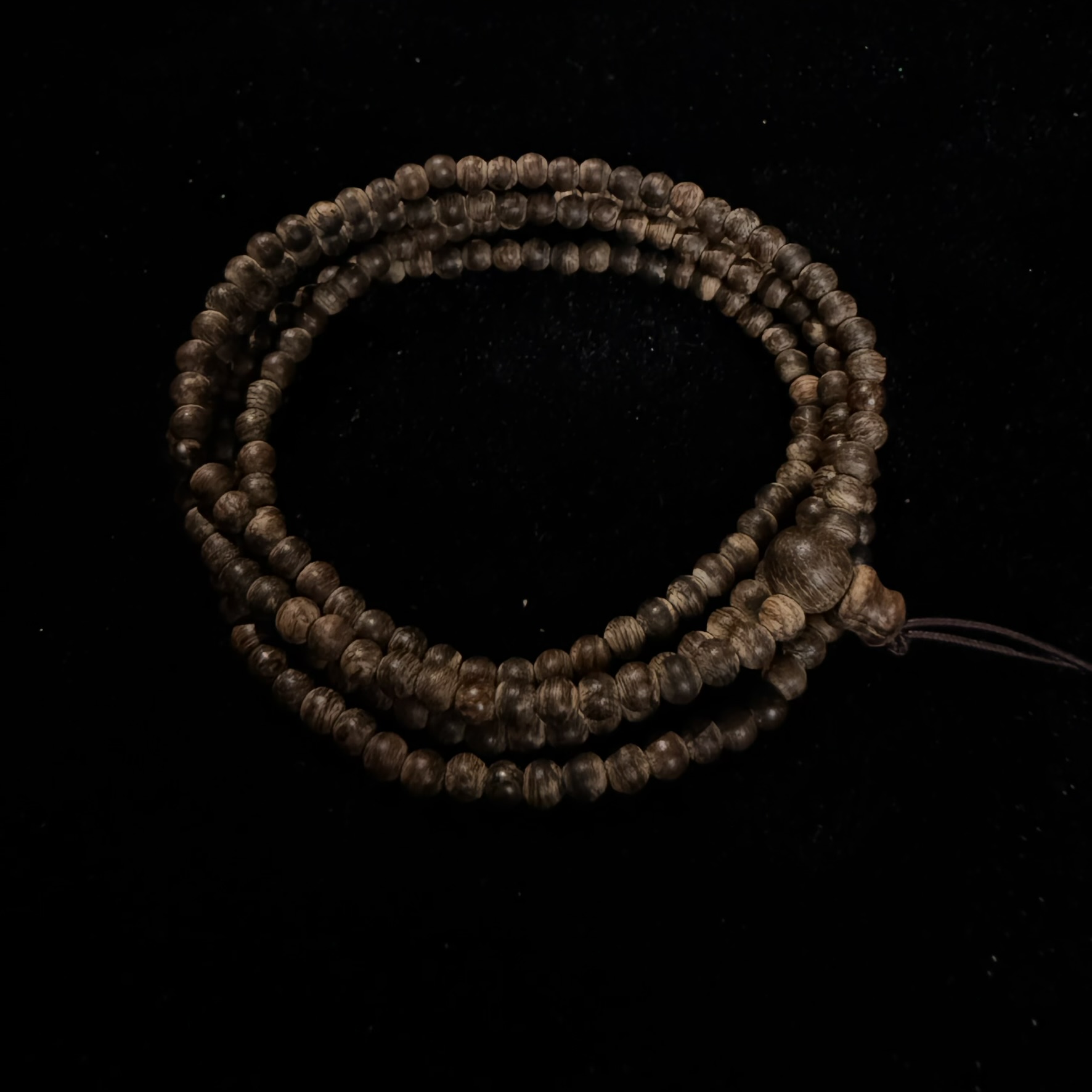 沉香【颐香堂】0.34达拉干正区天然野沉水216颗多圈5.12克