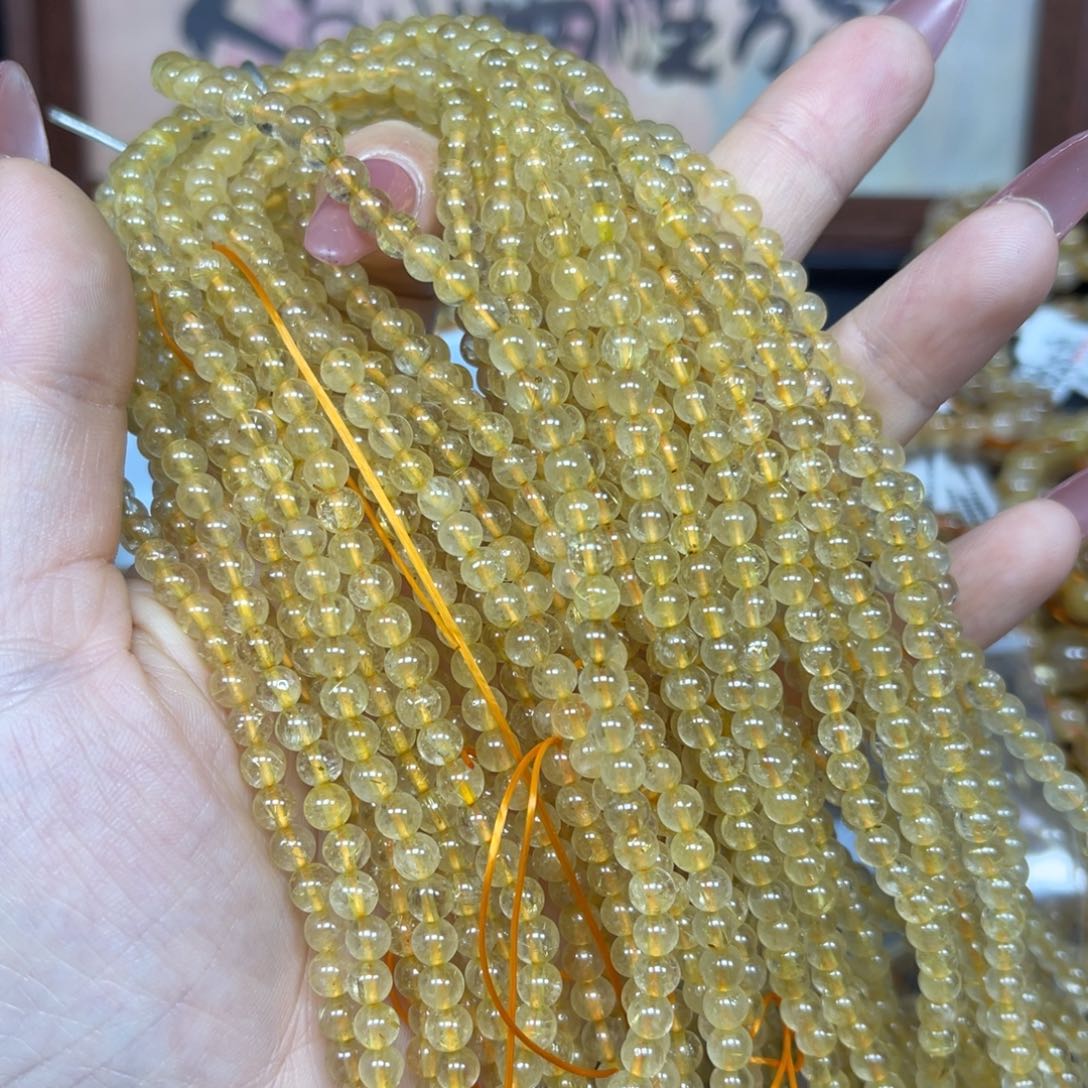 发晶手链未镶嵌金发晶多圈4