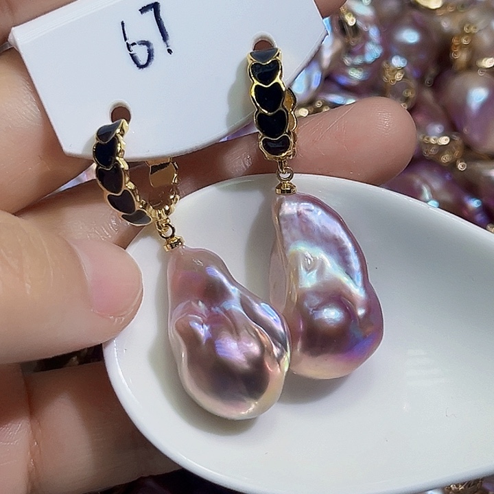 未镶嵌耳饰淡水珍珠