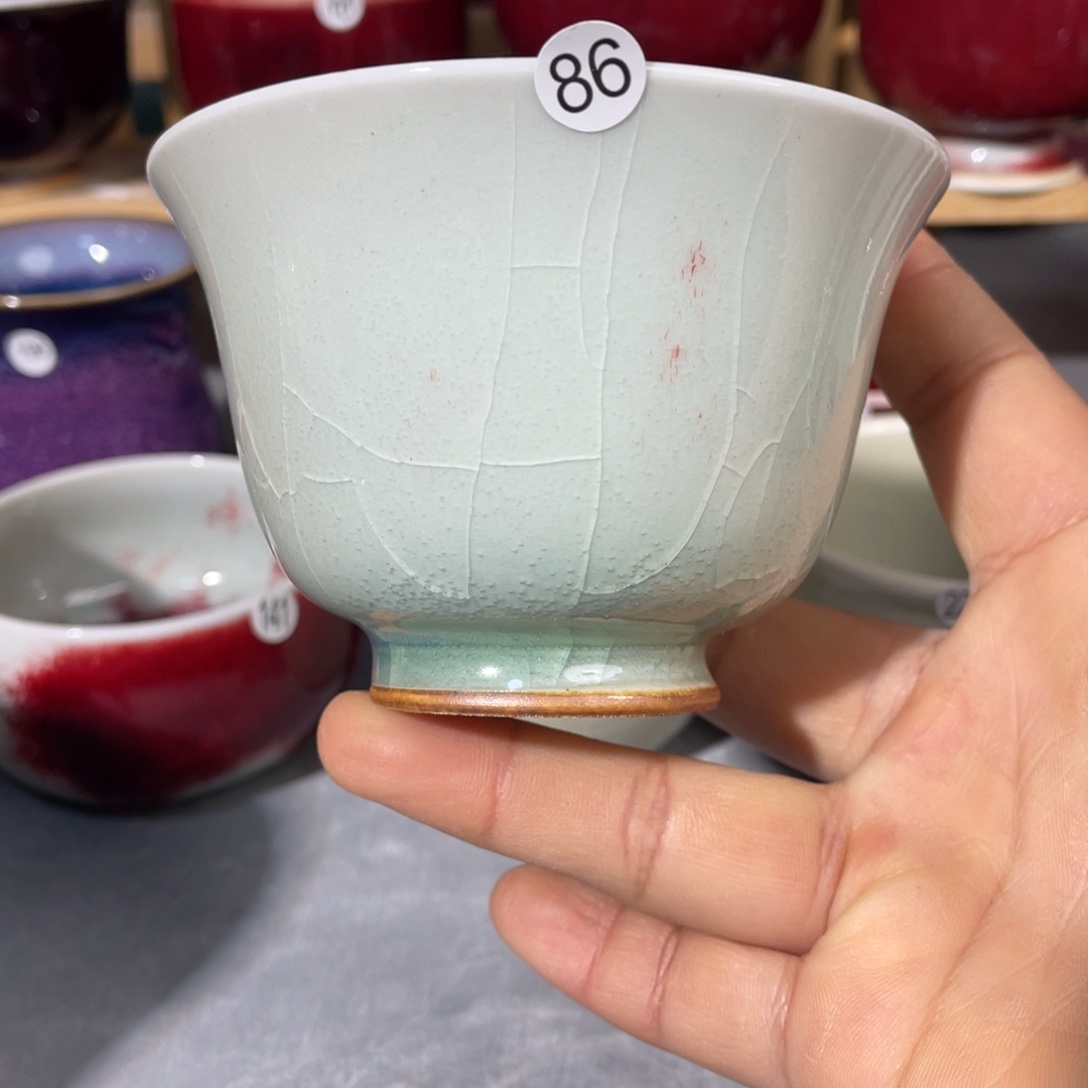 瓷片纯手工制作……微微瑕