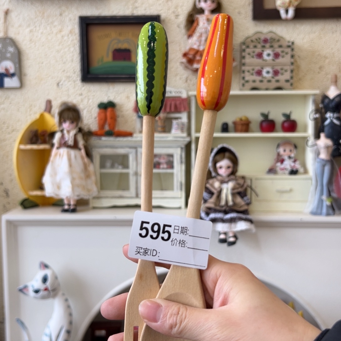 木默认微瑕微脏！外贸样品挂件摆件595