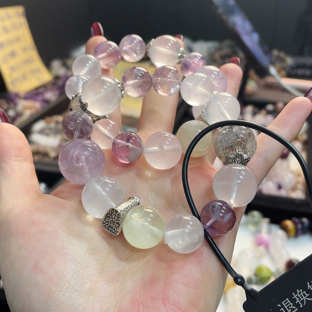 水晶手链未镶嵌紫