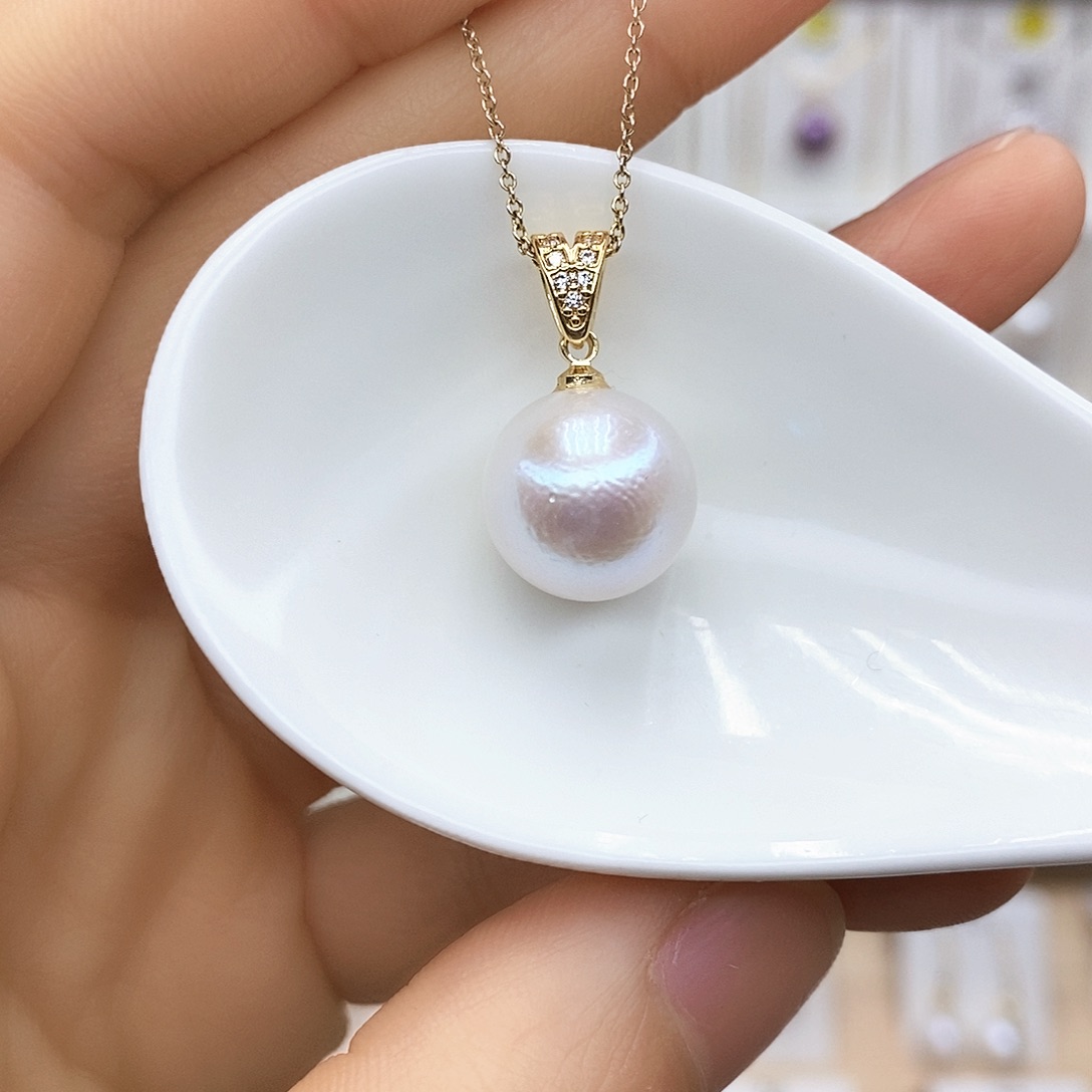 淡水珍珠合金颈饰