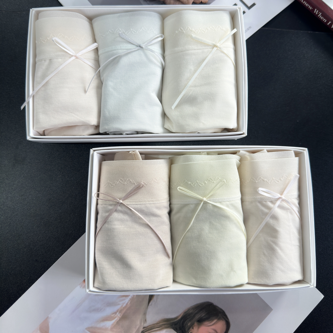 90-130斤 中高腰莫代尔透气无痕蕾丝舒适柔软凉感裸感夏季