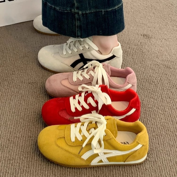 复古阿甘德训鞋女鞋子2025新款爆款春夏超火透气网面休闲运动板鞋