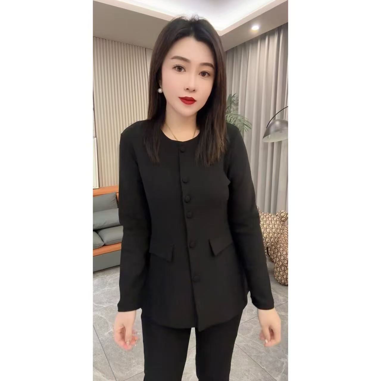 【秋款上新】时尚轻奢风气质显瘦高档套装