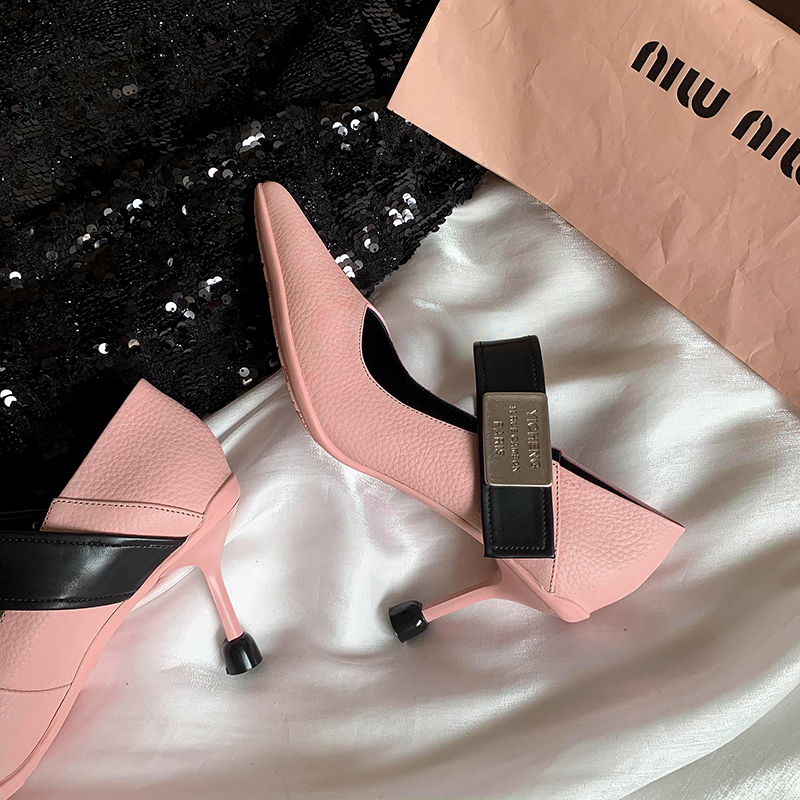 DJ时尚精致新款单鞋-A2821粉色