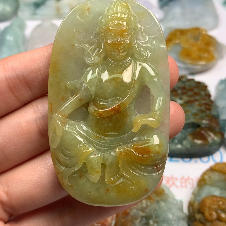 翡翠未镶嵌颈饰翡翠