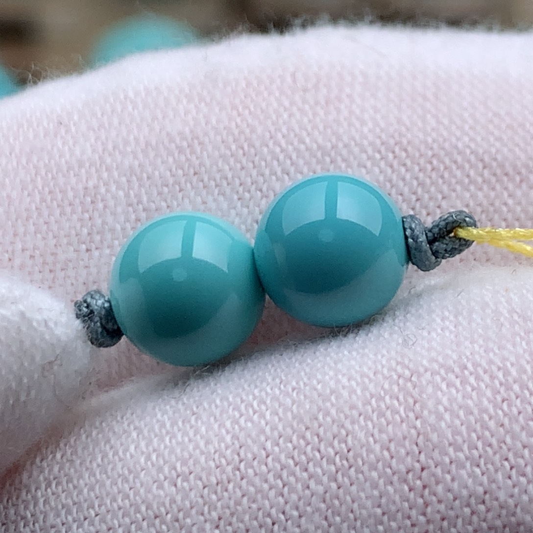 绿松石未镶嵌珠宝奇石7.5mm