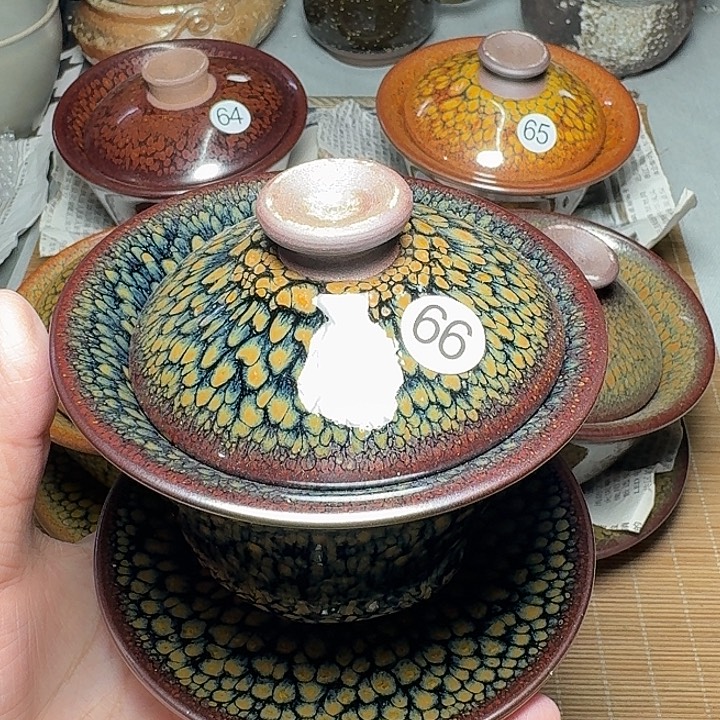 茶盏66 坚记茶盏摆件