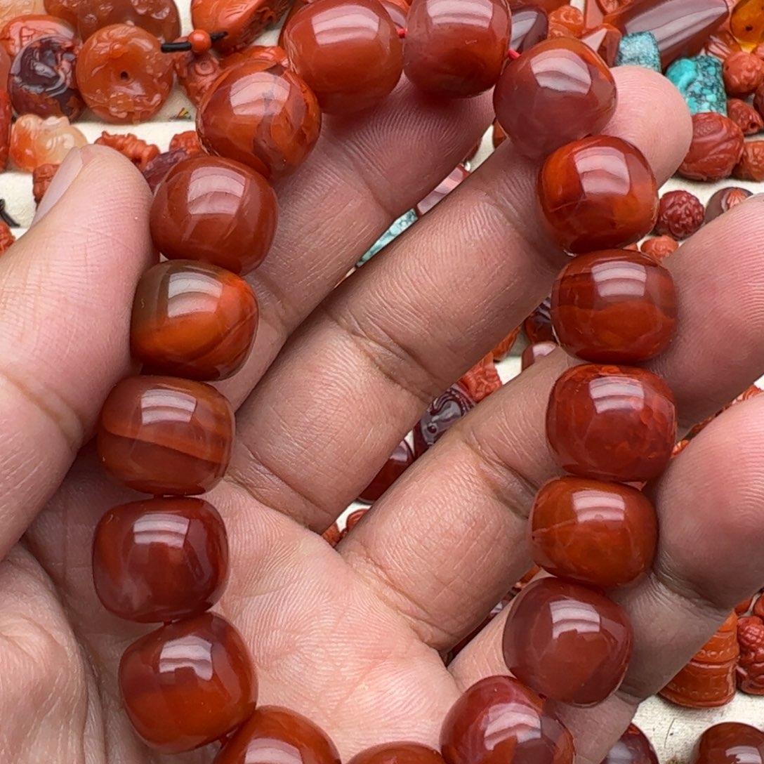 南红玛瑙未镶嵌配饰