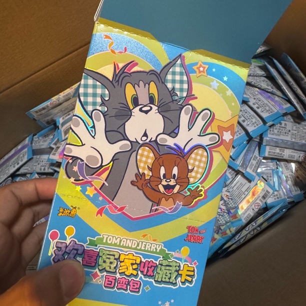 【tom and jerry】平拆新品白变卡牌盲盒