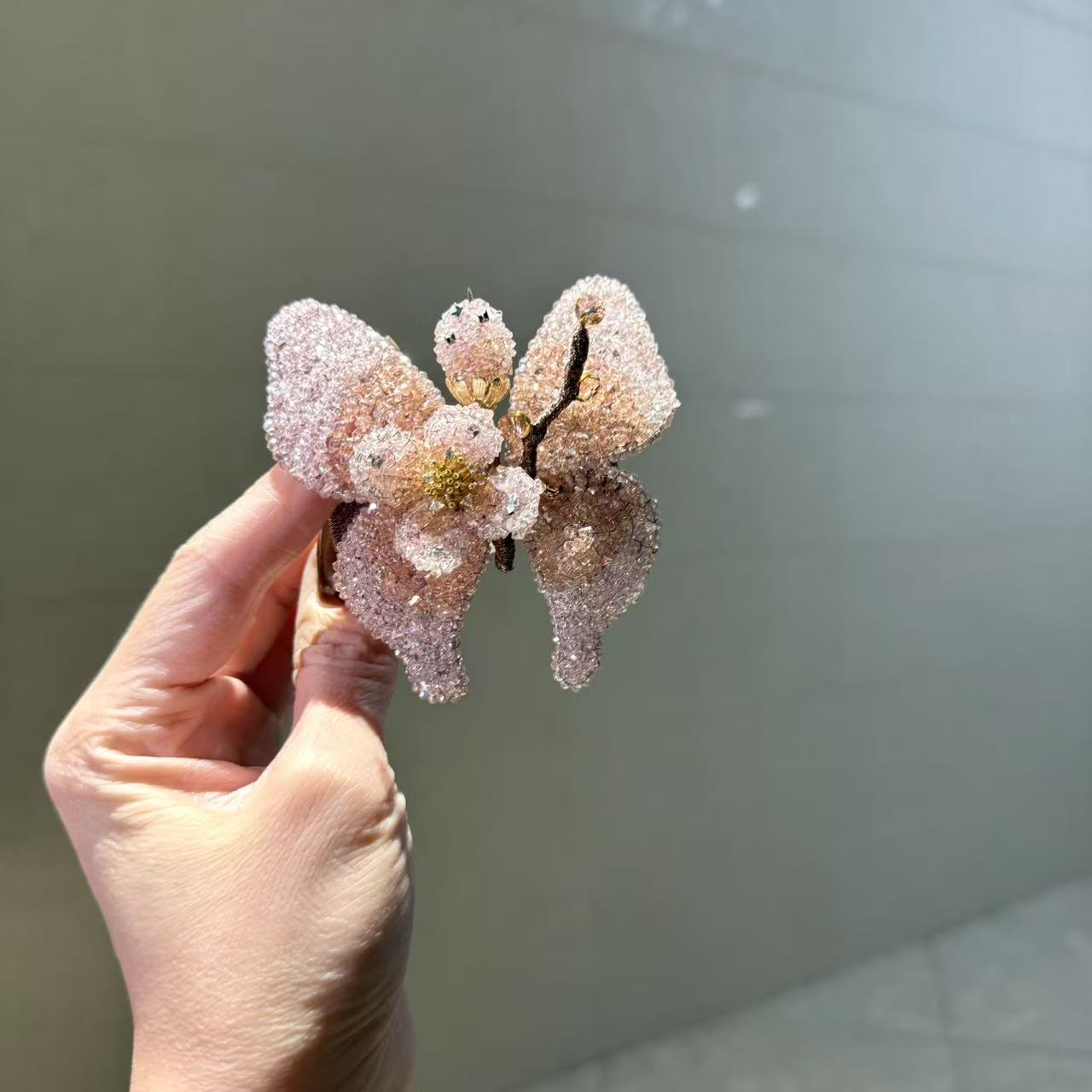 【莫奈海之星】殷落梅系列蝴蝶边夹高奢设计气质优雅经典款