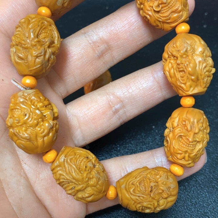 橄榄核手串/手链橄榄微瑕四面恶僧