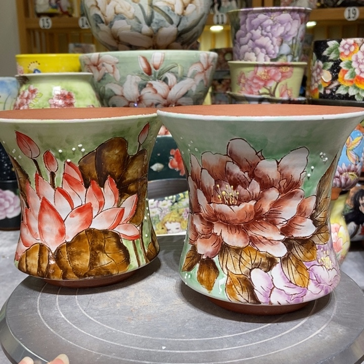 景德镇艺术手绘作品