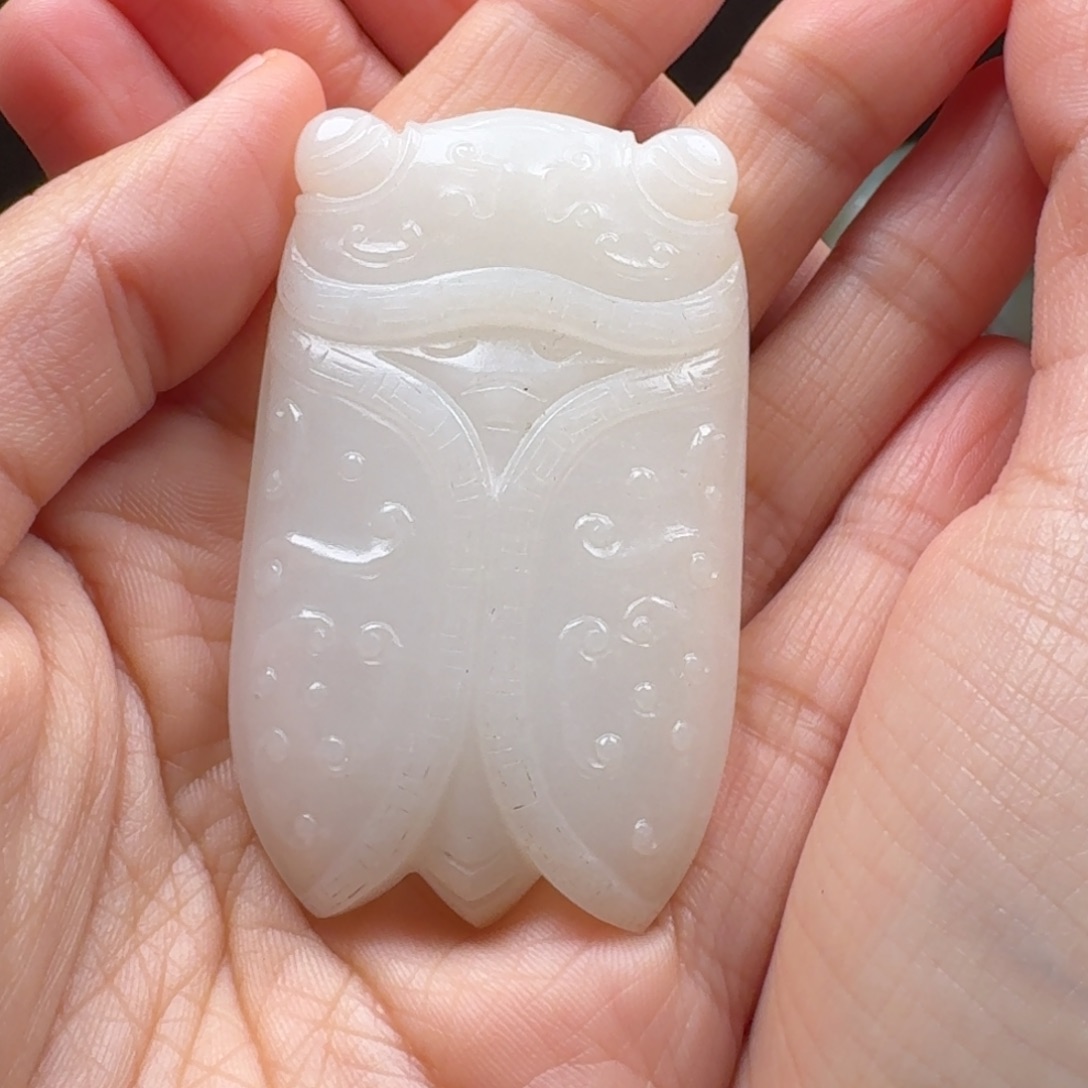 和田玉颈饰未镶嵌润*