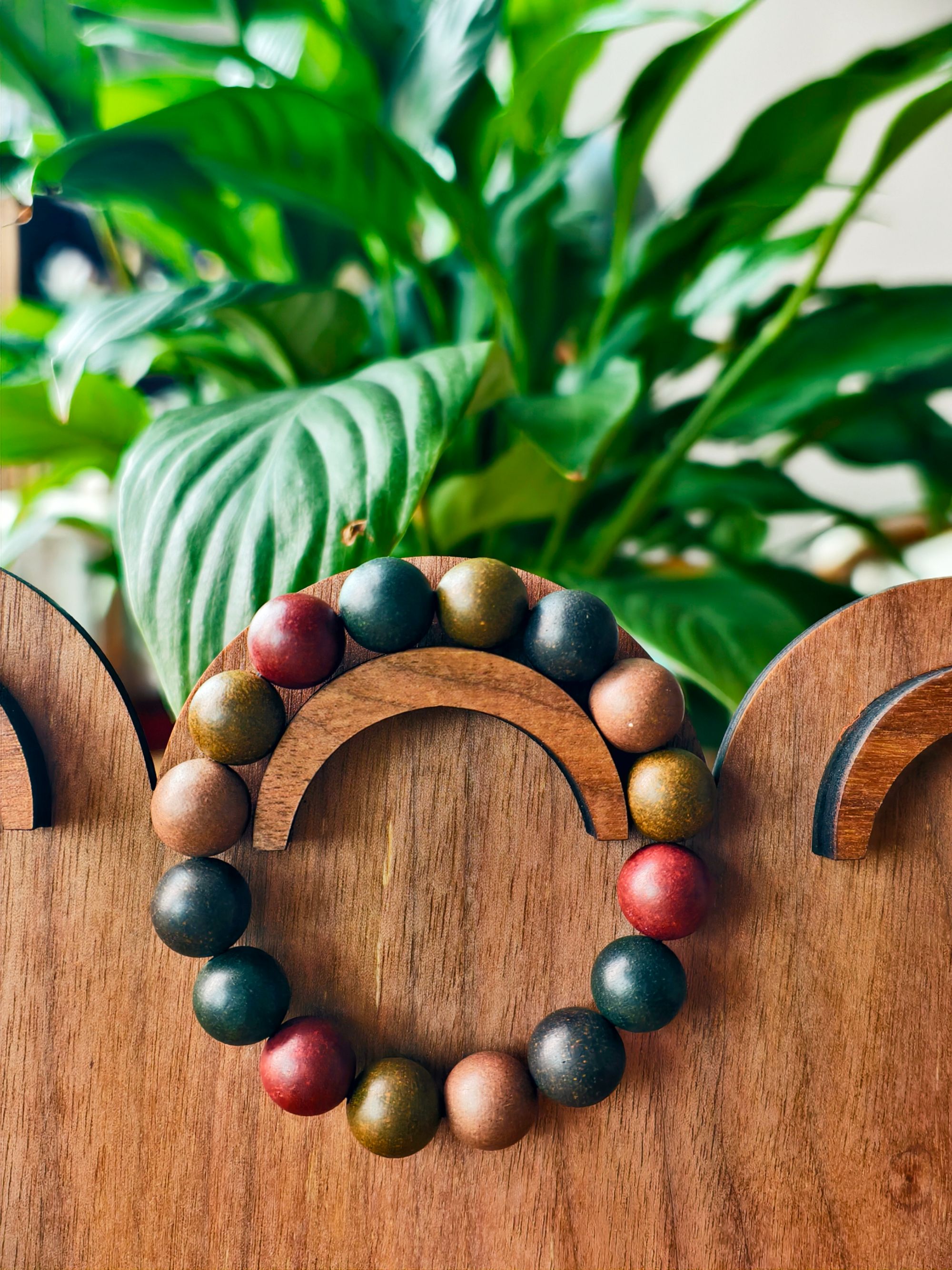 古法手工合香珠五行檀香手链手串送礼送长辈盘玩摆件文玩饰品