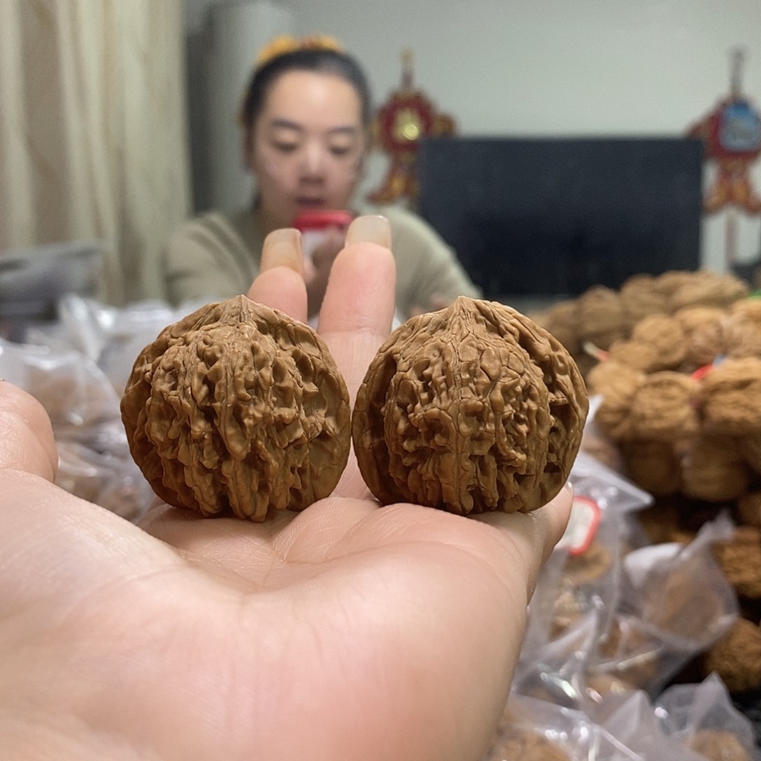 把件文玩核桃38满天星