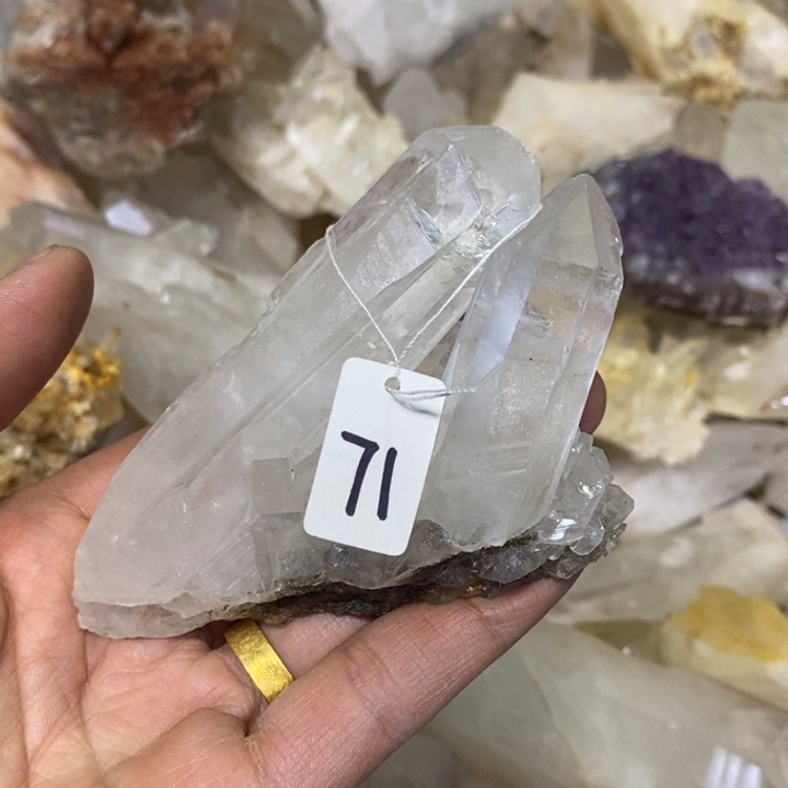 水晶水晶原石摆件未镶嵌