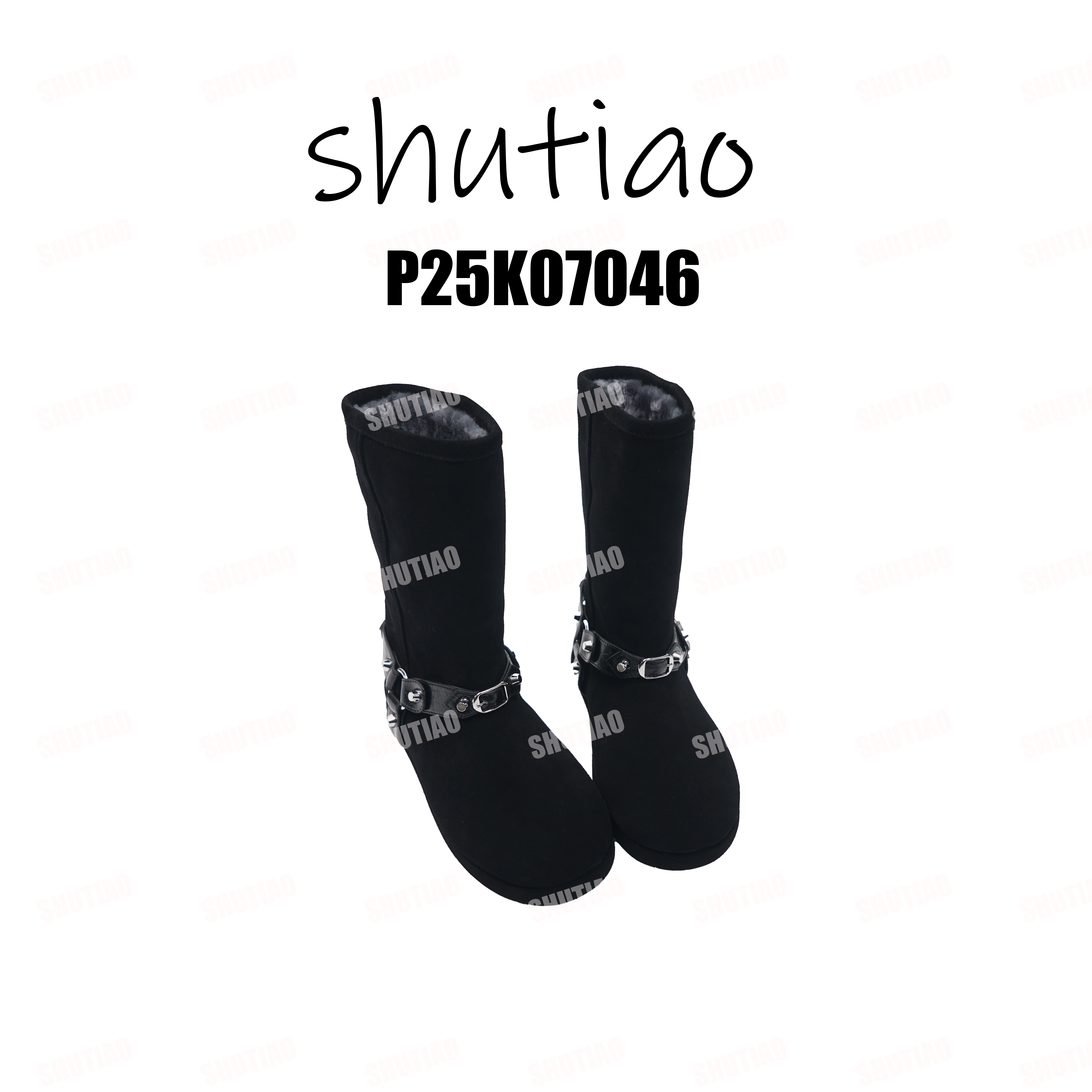 【SHUTIAO】2025冬季：新款小众设计款鞋子P25K07046