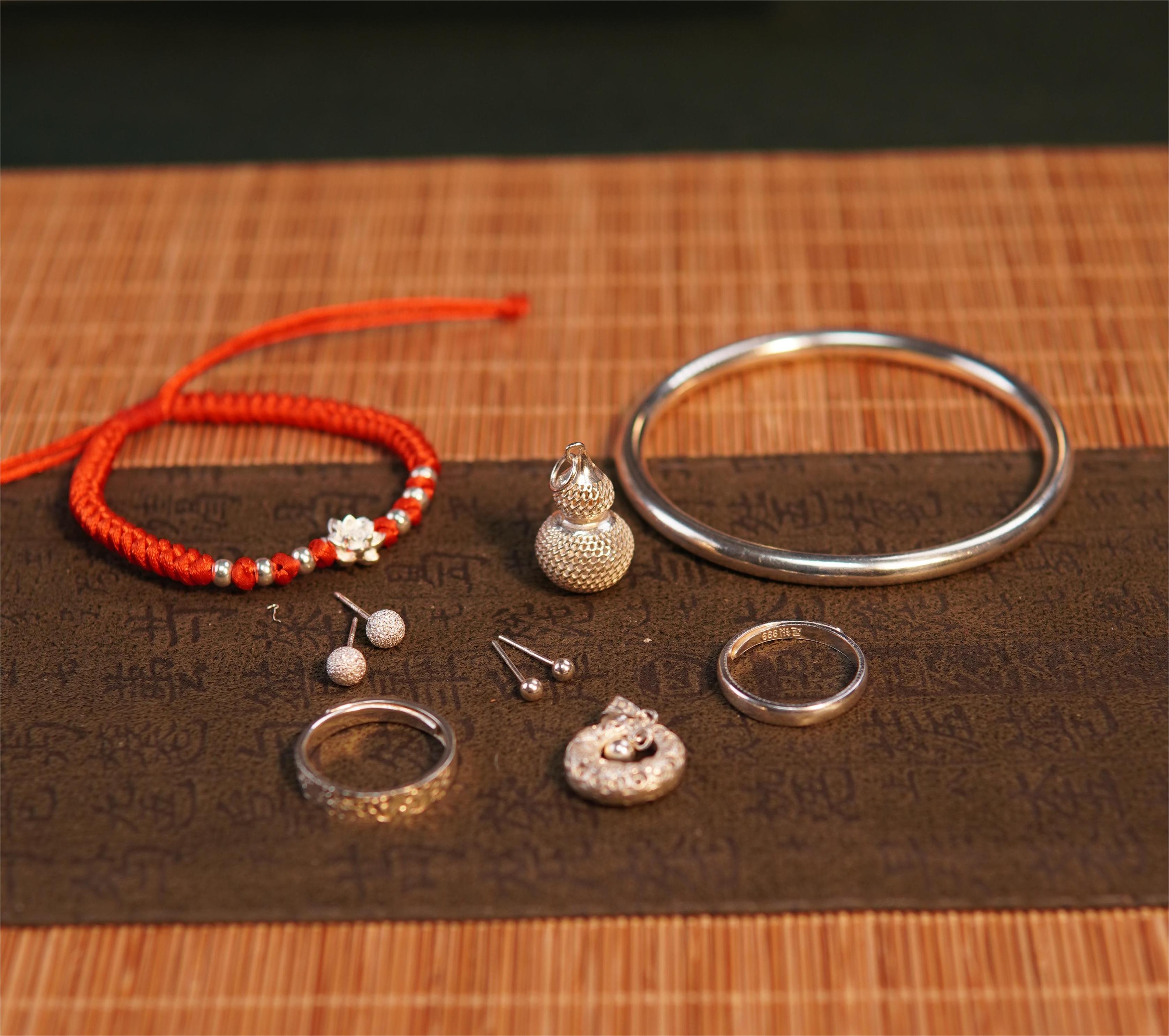 纯手工足银饰品