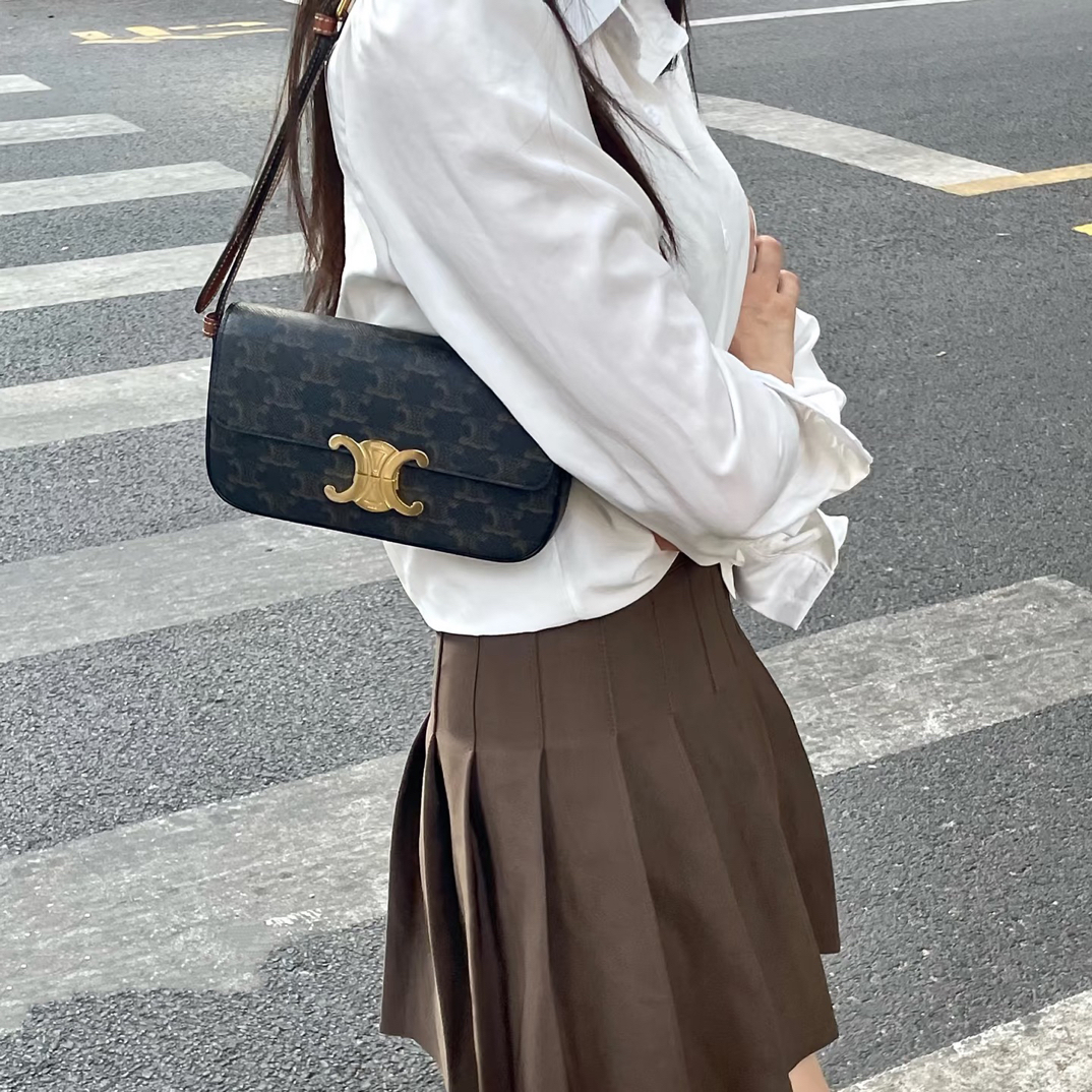 95新 Celine/思琳 御古屋/66548/凯旋门腋下 21年 底长20