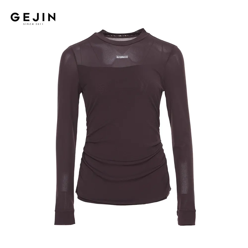 GEJIN/歌锦秋冬新款圆领修身百搭套头针织打底针织衫9412522557