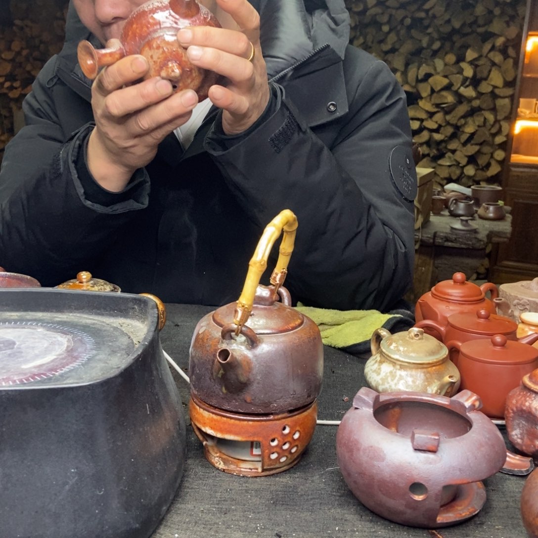 紫砂手工纯手工制作市圆壶扯吧