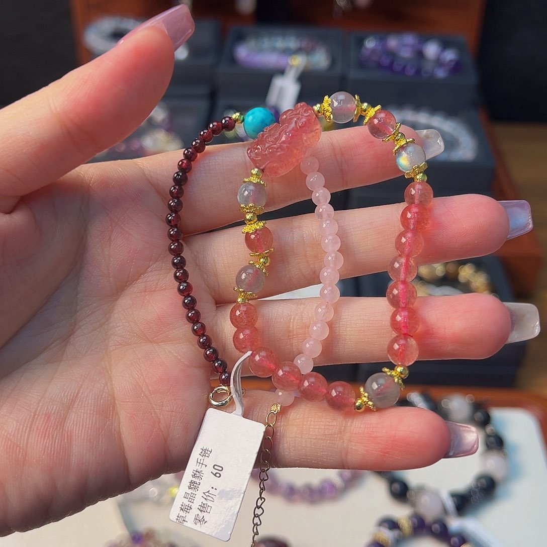 水晶手链未镶嵌水晶