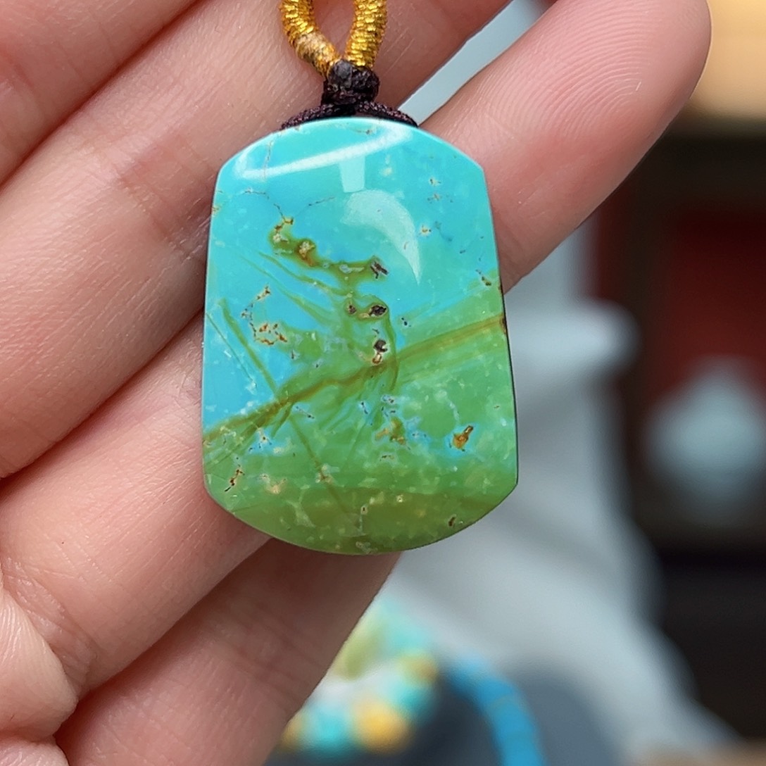 绿松石珠宝奇石未镶嵌