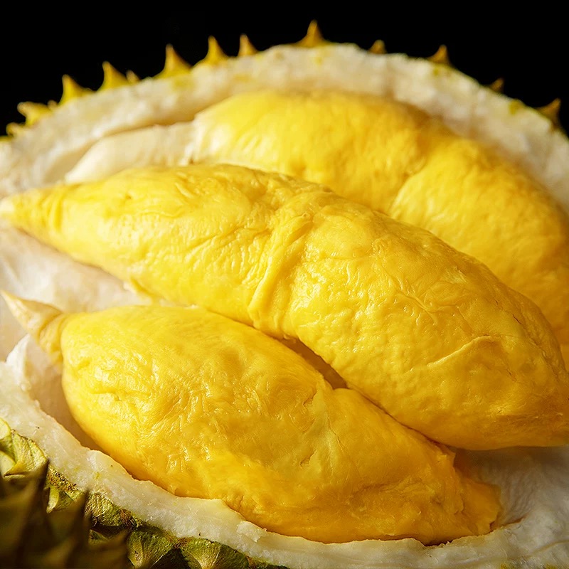 【现开纯肉2斤软糯奶皮】树熟新鲜榴莲特价果，介意慎拍！（核小）金枕泰国