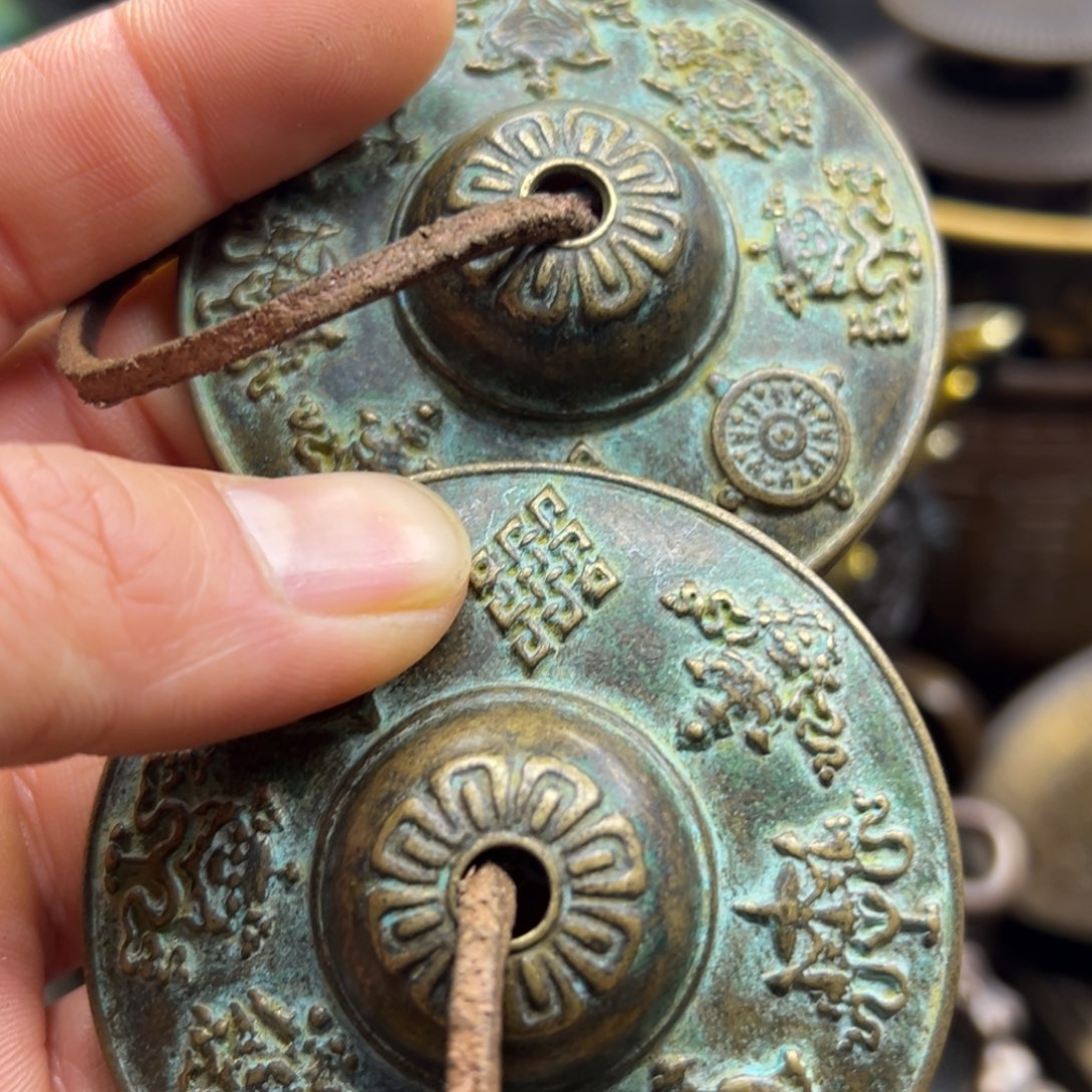 铜摆件欢迎欢迎你