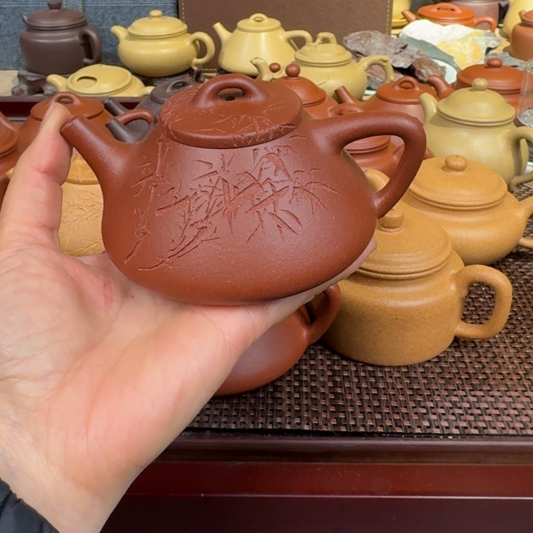 段泥茶壶降坡200毫升左右