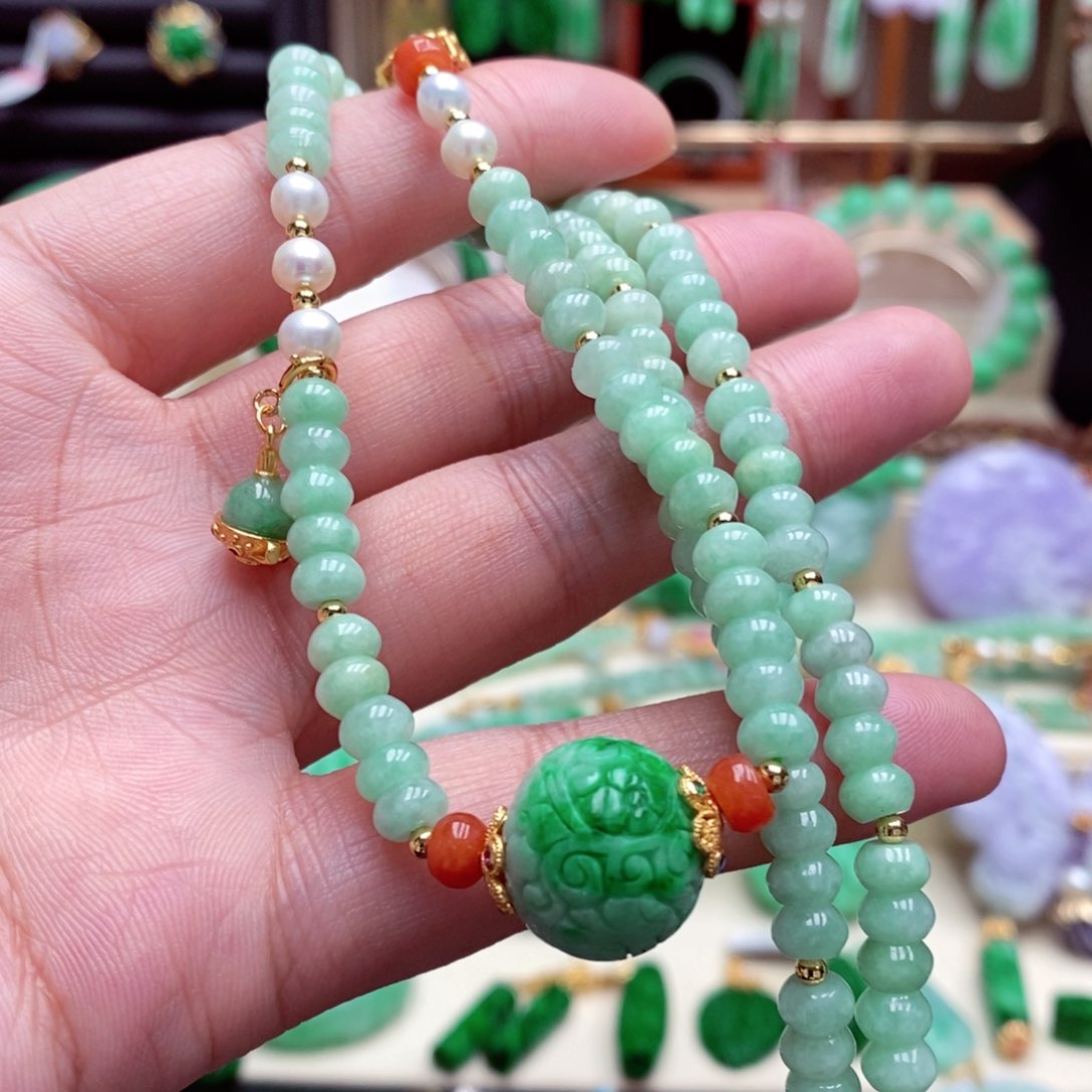 颈饰未镶嵌翡翠翡翠吊坠