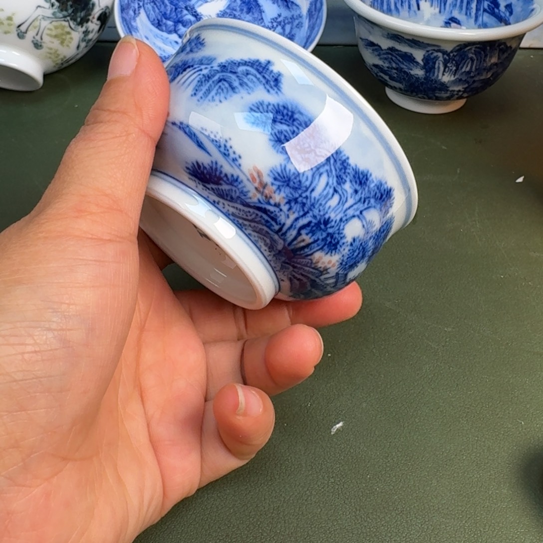 陶景德镇春手绘茶具圆圆241