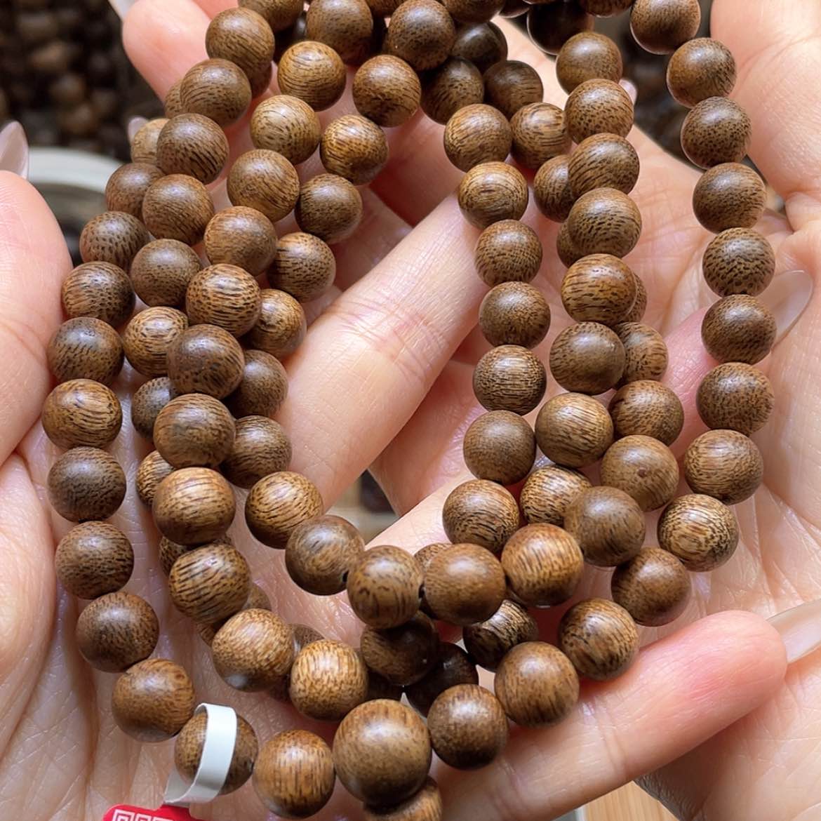 【闪购商品】沉香手串越南芽庄黄奇楠0.8/108