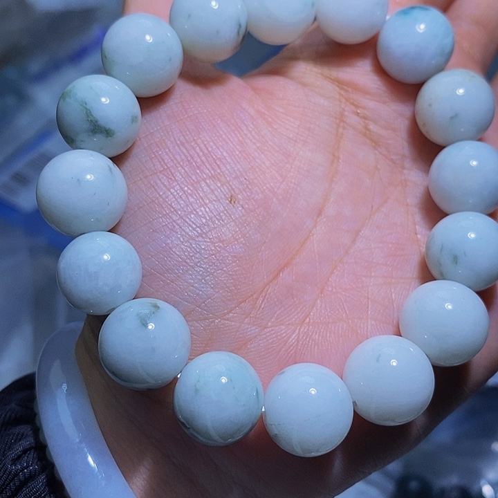 未镶嵌手串翡翠天然缅甸A货翡翠13.4