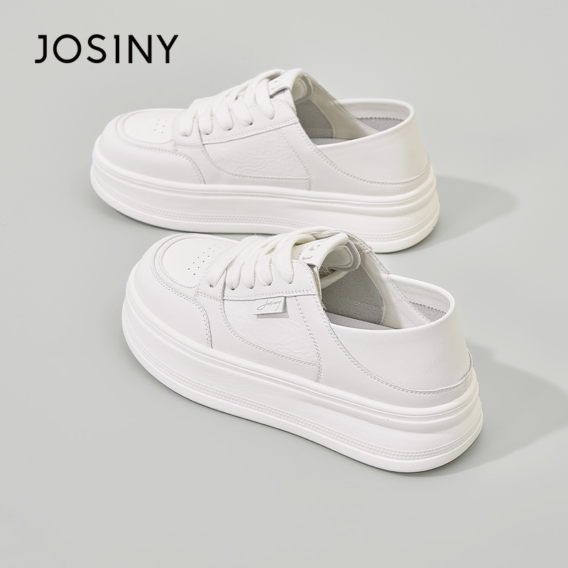 卓诗尼休闲板鞋2026春秋新款厚底增高小众百搭运动鞋6J2A21751