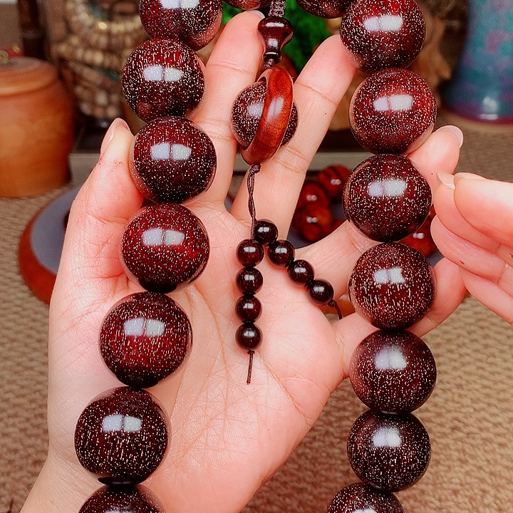 檀香紫檀（小叶紫檀）桃2.5手持