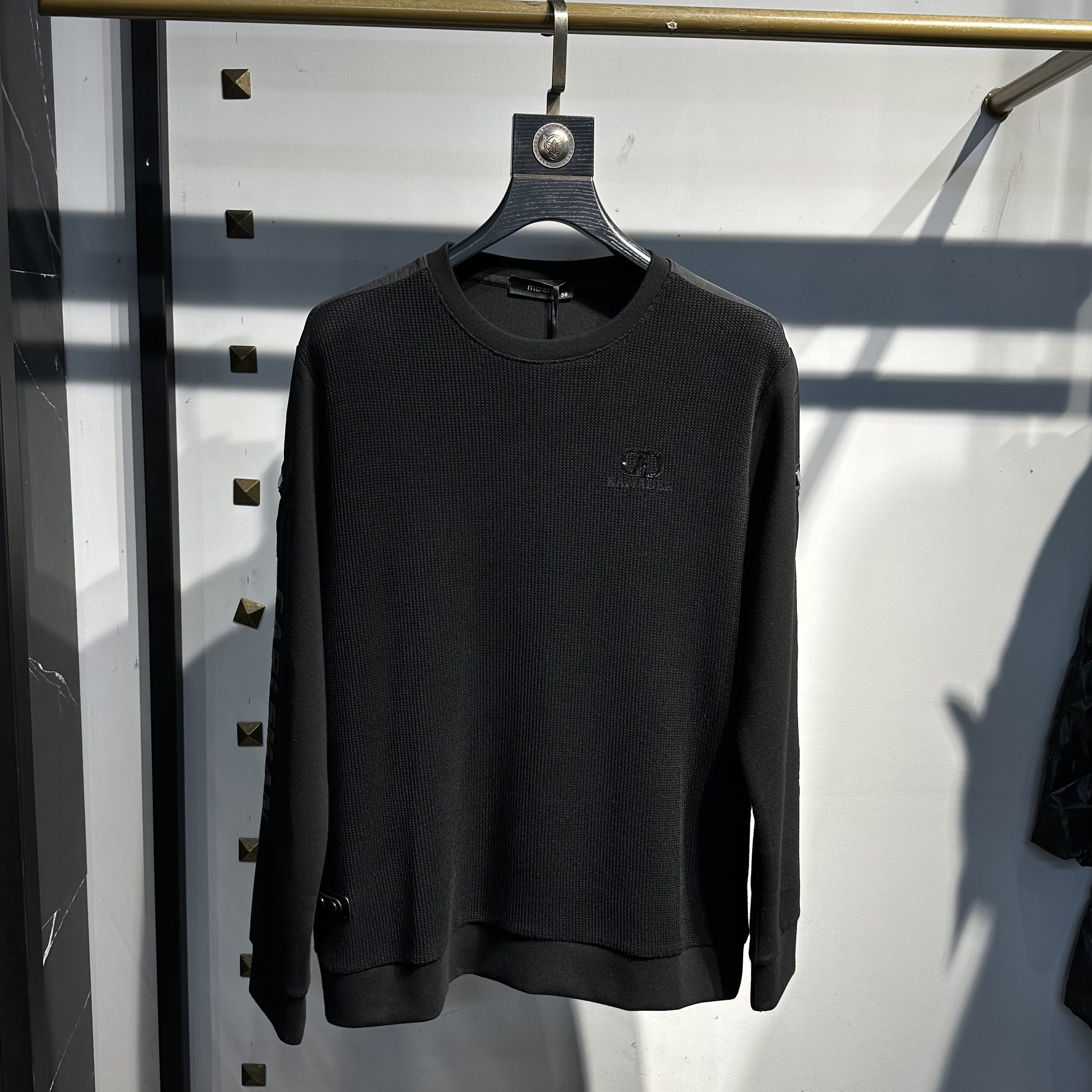 MD原创/精纺（不加绒）潮欧微阔拼接款工艺卫衣（MZ207）