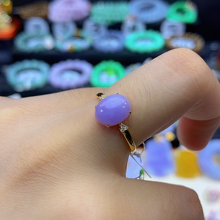 18K金镶嵌手链翡翠翡翠