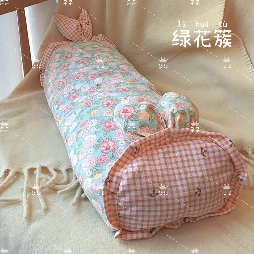 荞麦壳小麦壳枕头成人家用学生宿舍颈椎专用荞麦小麦芯带枕套（涵）