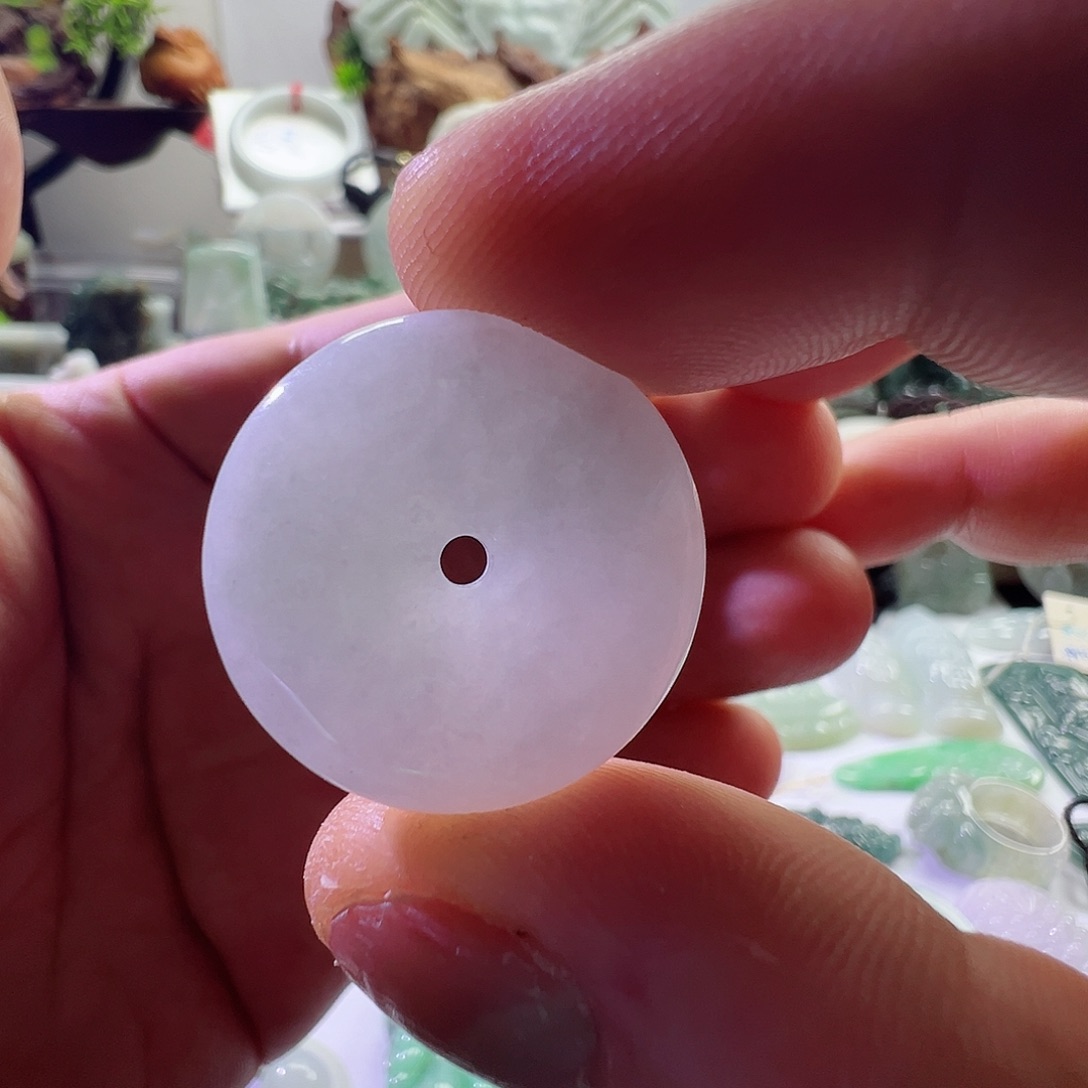 翡翠未镶嵌颈饰翡翠平安扣