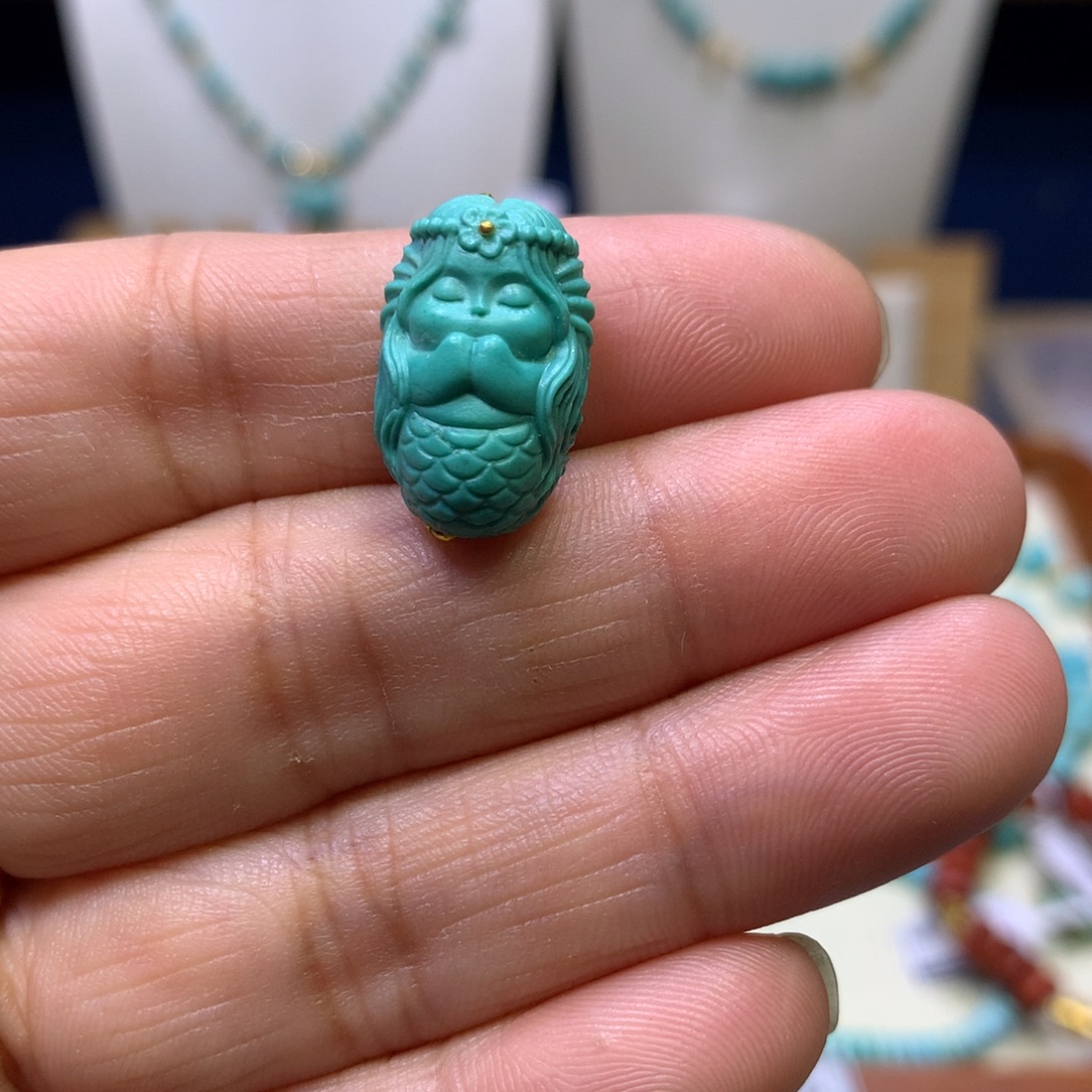 绿松石未镶嵌配饰