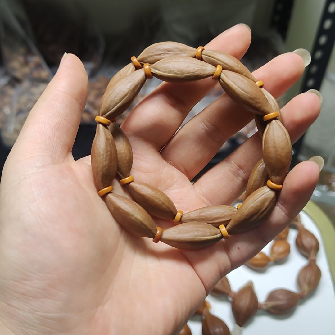 吊坠橄榄核11+尺寸柳叶核手串原皮全品